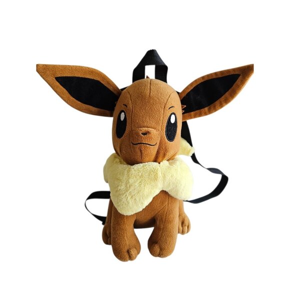 Pokemon Eevee Plush Stuffed Animal Backpack Bag FAB Starpoint NY 2015 12.5" - Picture 1 of 5